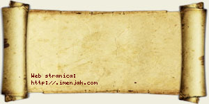 Jelena Tanasković vizit kartica